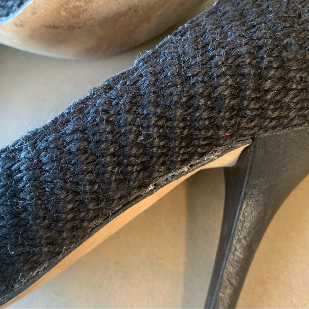 Isabel Marant Black Rope Canvas Pumps Women’s EU Size 38/ US 8 Heels Point Toe - Picture 9 of 13